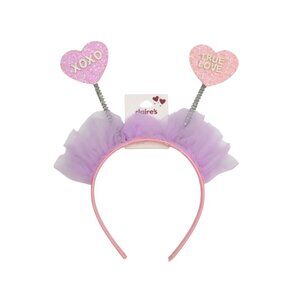 Claires Bopper Headband Glitter Heart Love Messages Valentines Day
